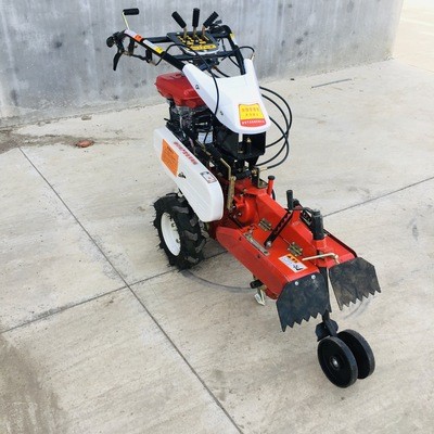 多功能小型開溝培土機 柴油田園管理機 手扶自走式培土起壟開溝機