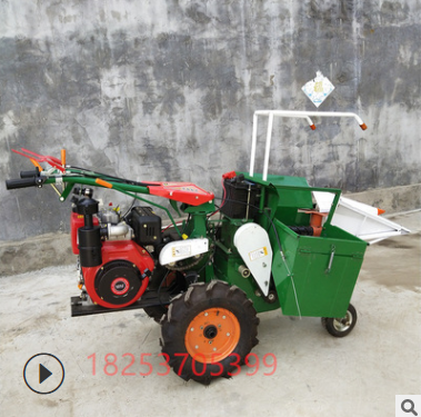 小型家用收獲機(jī) 適用手扶拖拉機(jī)割臺(tái)省力收玉米機(jī) 前置收割機(jī)圖片