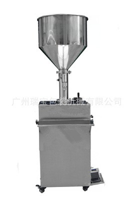 半自動藍莓果醬定量灌裝機 立式氣動活塞式溶劑灌裝設(shè)備 廠家直銷