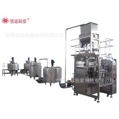 袋裝甜醬灌裝機 黃豆醬 醬料袋 辣椒醬 草莓醬灌裝生產線