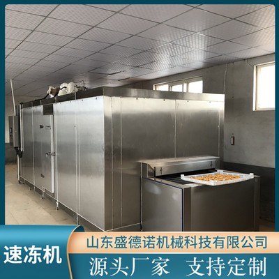 供應帶魚小蝦速凍機 果蔬速凍冷凍設備 大小型隧道式速凍機器