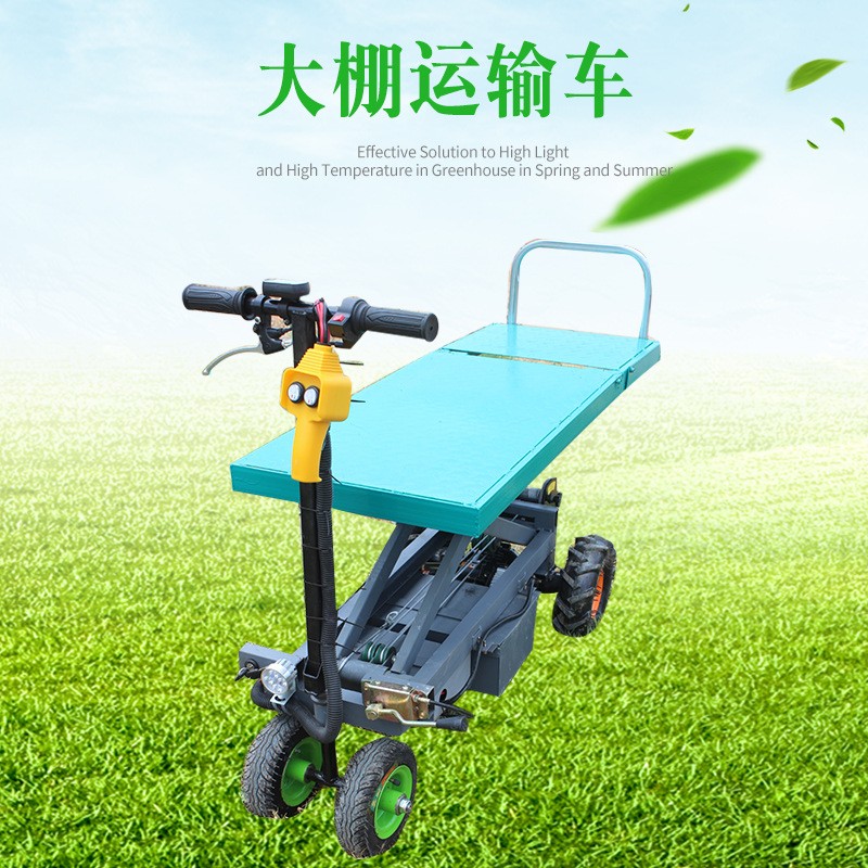 壽光定制 大棚運(yùn)輸車電動(dòng)裝卸車 小型園林軌道運(yùn)輸電力車升降廠家