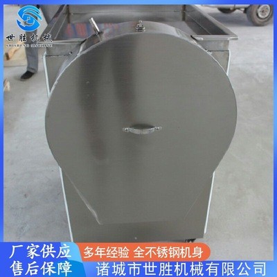 供應全自動四頭切片機 不銹鋼山藥切片機 土豆切片機設備 可定制