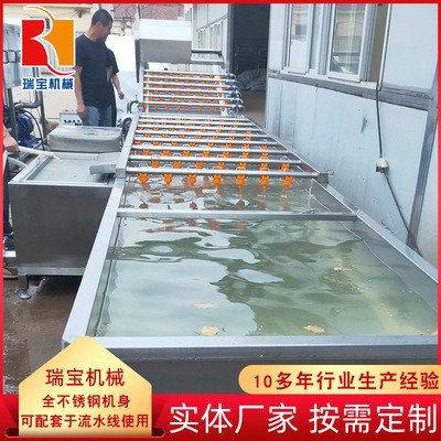 定制果蔬氣泡清洗機 食堂用香菇清洗去農殘洗菜機 鼓泡式清洗機