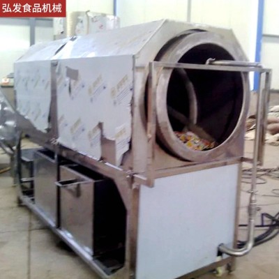 滾筒式食品袋表面清洗設備高壓噴淋軟包裝清洗機 中藥材洗藥機