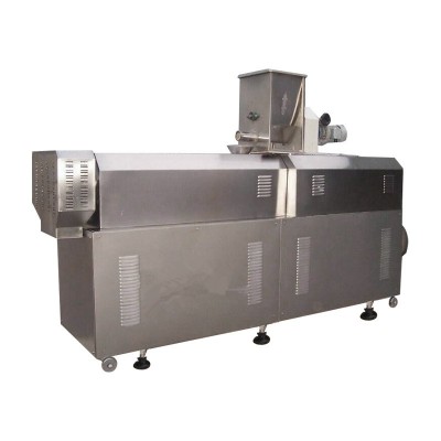 魚餌飼料膨化機 雙螺桿魚餌料誘料設(shè)備 飼料膨化機