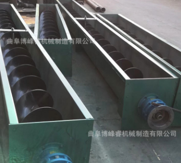 濟寧加工玉米絞龍 U型裝罐加料機 稻谷提升機