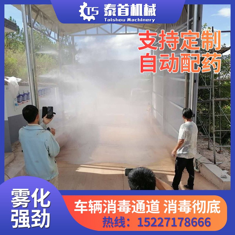全自動車輛消毒通道設(shè)備養(yǎng)殖場防疫噴霧豬場雞場醫(yī)療藥屠宰廠防疫