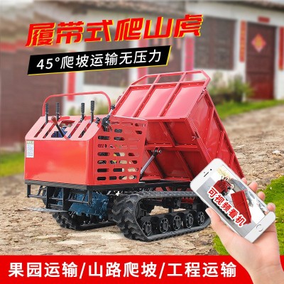 手扶式履帶運輸車大型小型0.75t-10t自卸車爬坡王農用全地形通用
