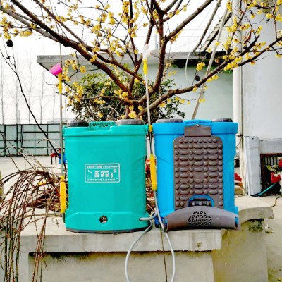 廠家直銷農用背負式可拆卸電動噴霧器 植保消毒鉛酸鋰電打藥機