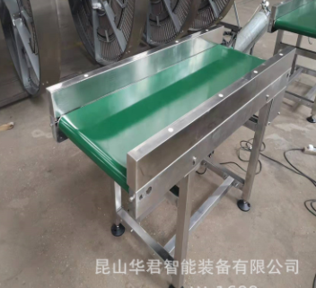 不銹鋼機(jī)身 鋁型材皮帶輸送線(xiàn) 刀口皮帶輸送 車(chē)間壓袋皮帶傳送機(jī)
