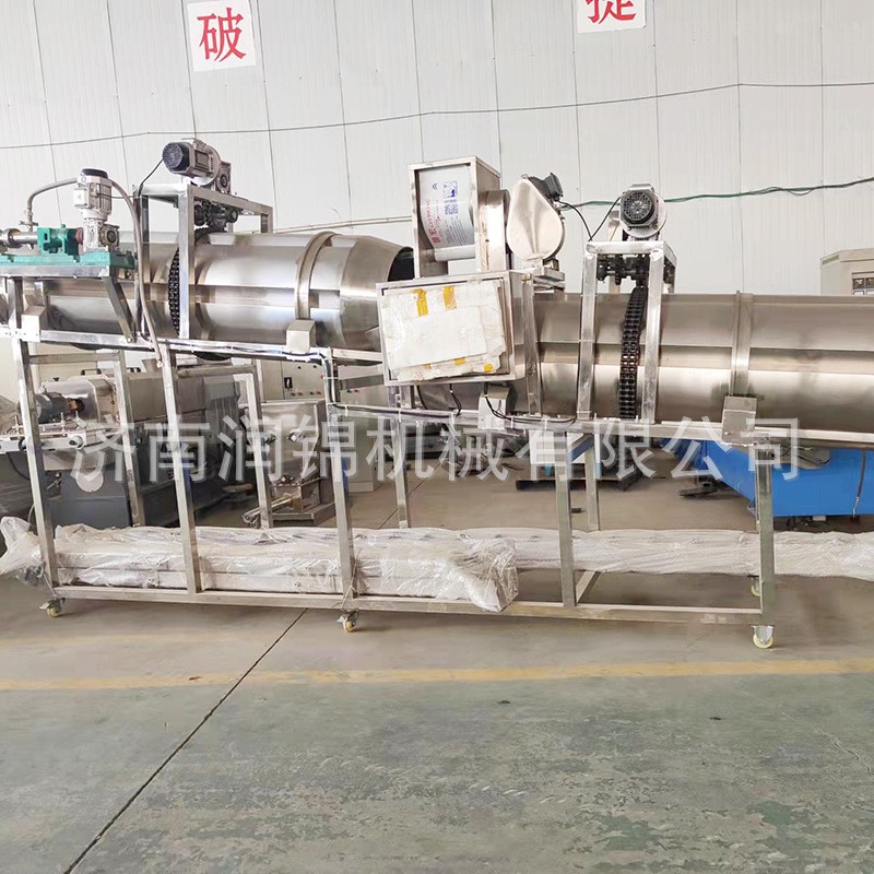 廠家蝦片豌豆脆呀土豆食品生產(chǎn)設(shè)備 膨化擠壓油炸食品零食生產(chǎn)線