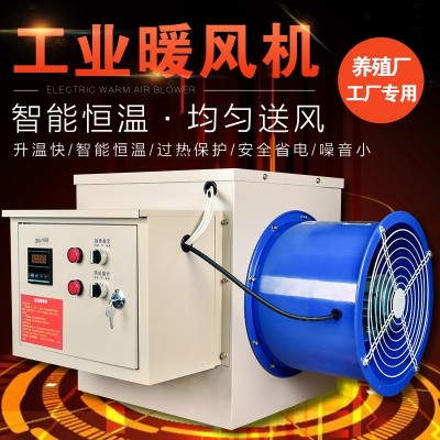 電暖風(fēng)機工業(yè)大面積養(yǎng)殖育雛智能恒溫房烘干大功率取暖升溫?zé)犸L(fēng)機