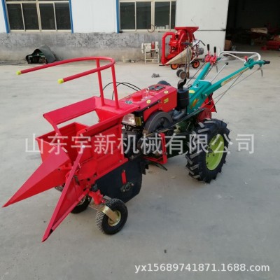 玉米秸稈割倒機(jī) 手扶玉米收割機(jī) 扒皮玉米掰棒子收割機(jī)