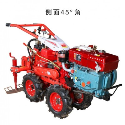 四輪帶大蒜播種收獲機 農用螺旋式種蒜機器 大蒜種植機廠家