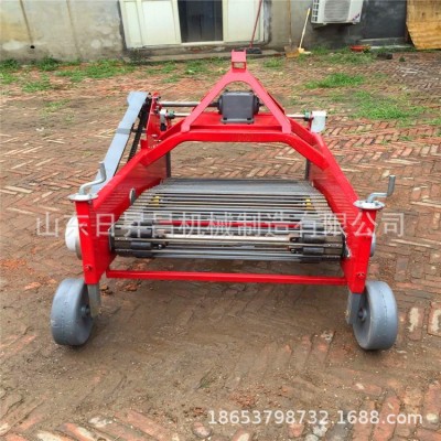 震動(dòng)式土豆收獲機(jī)手扶拖拉機(jī)帶土豆收獲機(jī) 鏈條式土豆收獲機(jī)