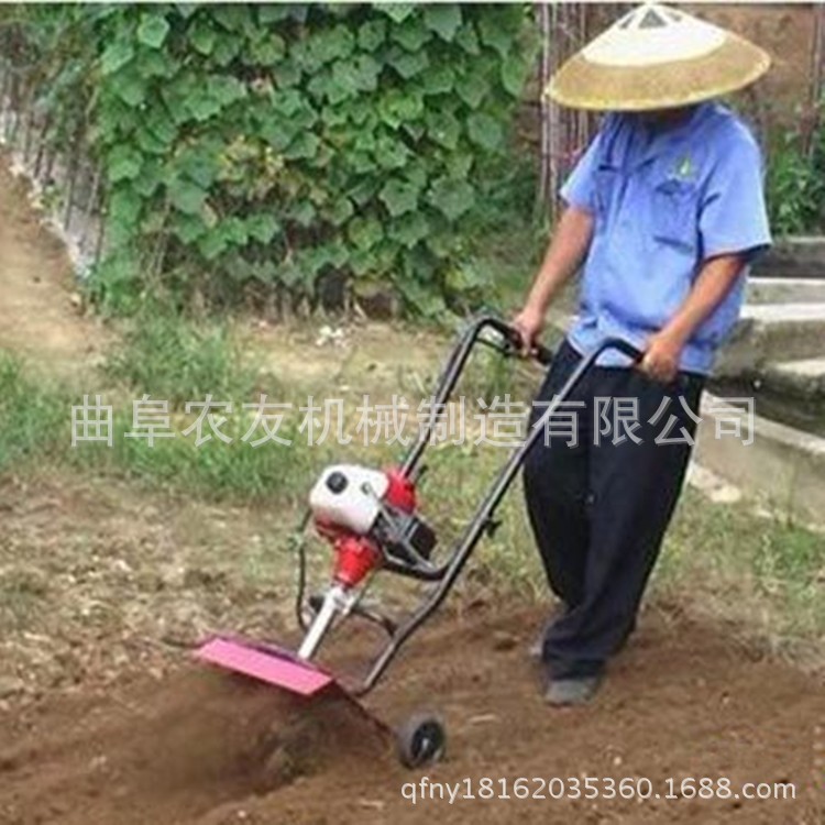 山地果園旋耕松土機 丘陵微型旋耕機 汽油旋耕機廠家批發