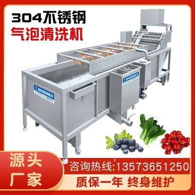 黃綠豆芽氣泡噴淋清洗機 紅豆青椒清泥沙去雜設備 高壓噴淋機械