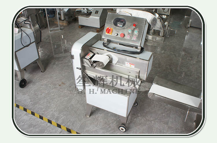 銷售工業 凍肉制品剁塊機雞鴨帶骨連續切丁機切豆皮設備 工廠