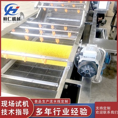 海蠣子清洗機滾動式平行毛輥清洗機高壓噴淋式毛輥清洗設(shè)備