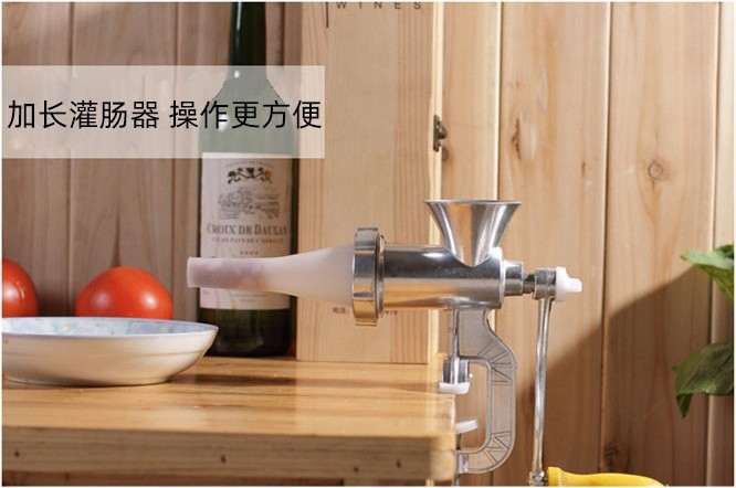 TB-5號手動絞肉機 多用鋁合金家用絞肉機 灌腸機 磨粉機 壓面器