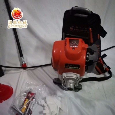 豪爵黑金剛割草機四沖程背負式小型除草機多功能松土農(nóng)用開荒家用