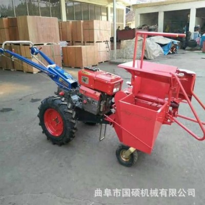 玉米收獲粉碎機(jī) 柴油單行玉米收獲機(jī) 直聯(lián)電啟動(dòng)玉米收獲還田機(jī)