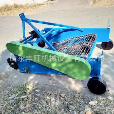 新款地瓜土豆收獲機 大寬幅地瓜收獲機 四輪牽引式挖紅薯機器