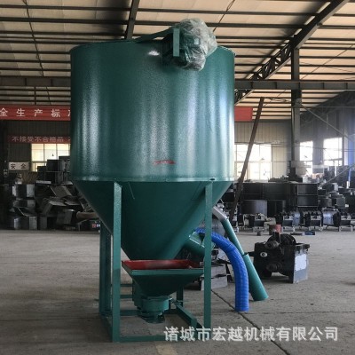 加厚飼料攪拌機 養(yǎng)殖場立式混合機 攪拌機飼料粉碎攪拌一體機設(shè)備