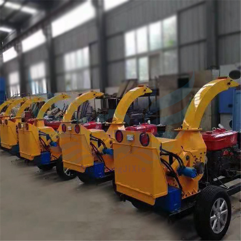 移動木材粉碎機