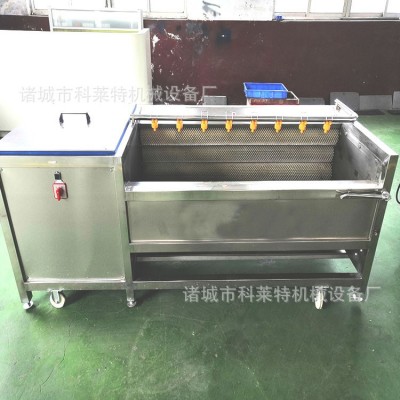 毛輥去皮機 整機304不銹鋼材質制作 毛輥毛刷清洗去皮機器