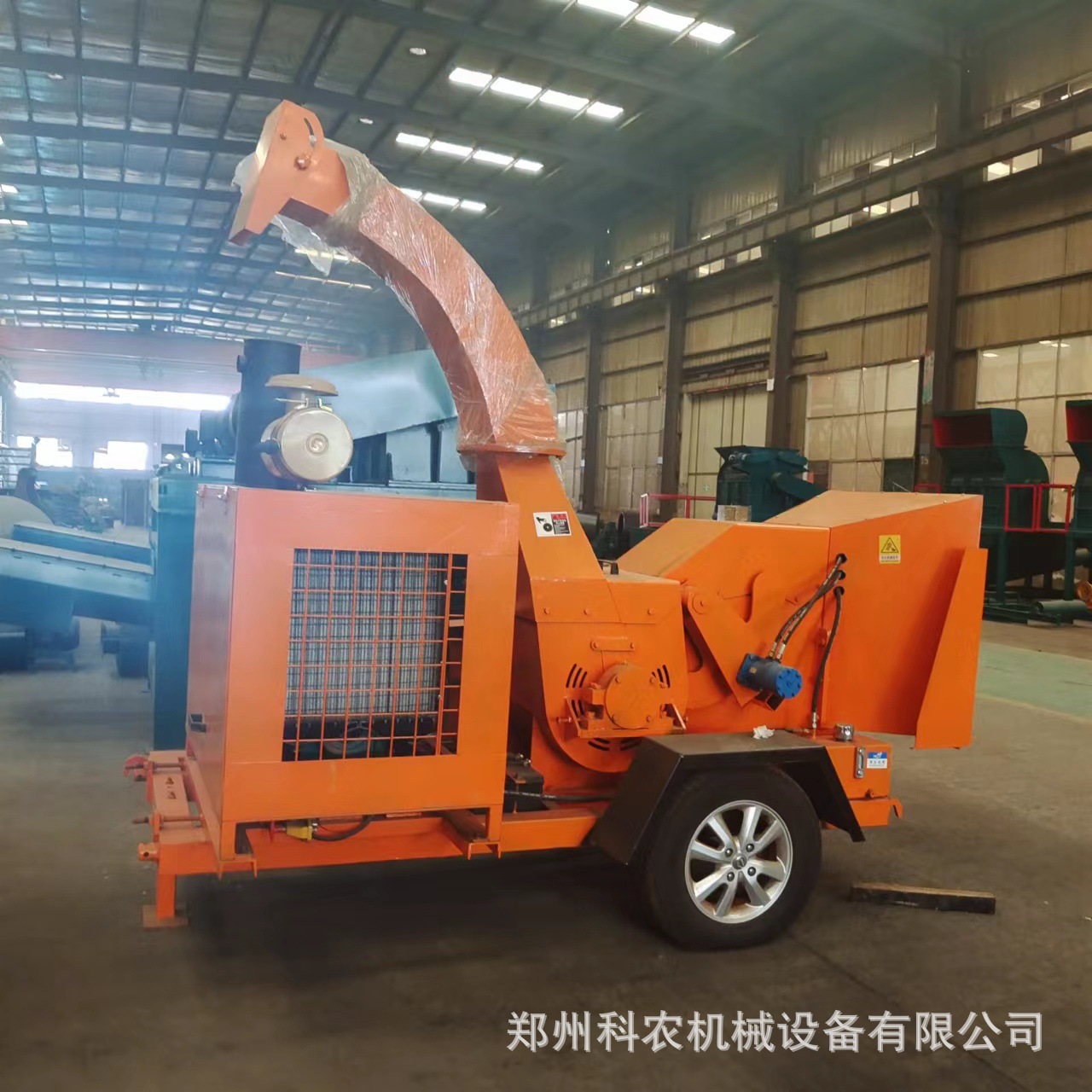 移動樹枝粉碎機