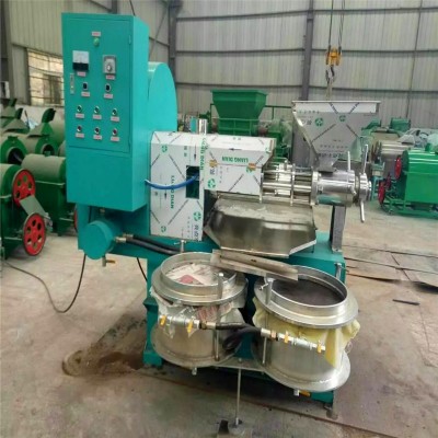 自動大豆榨油機 螺旋花生榨油機 茶籽榨油生產(chǎn)線占地面積小