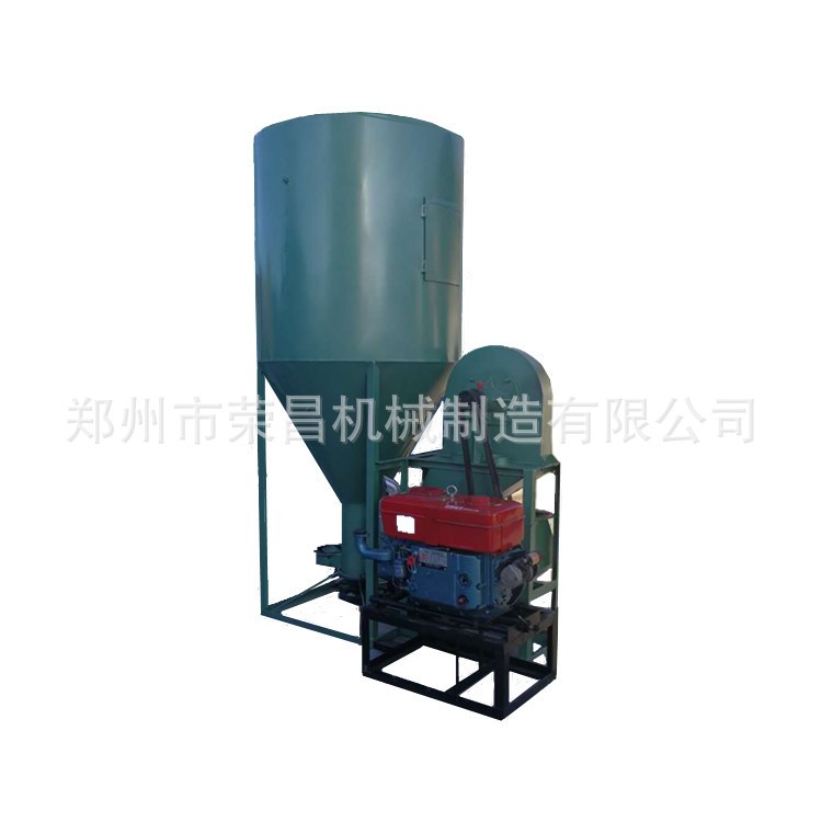 柴油機帶動雞飼料粉碎攪拌一體機 豬飼料粉碎攪拌機