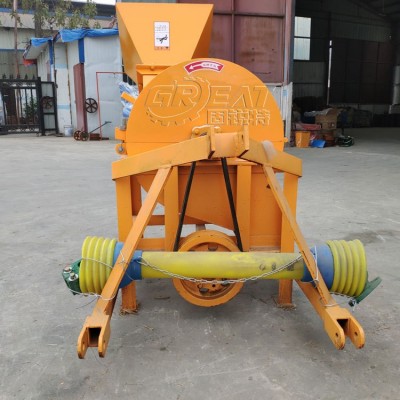 拖拉機帶木削機 拖拉機后驅(qū)傳動木材粉碎機