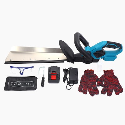 跨境鋰電綠籬機(jī)便攜式充電茶樹葉籬笆剪園林修小型無線綠化修剪機(jī)