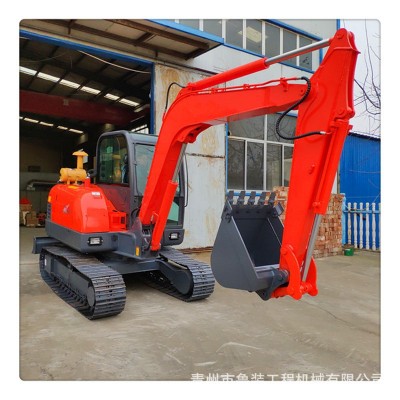 廠家直供斗山60同款小型履帶挖掘機 可裝破碎錘 預(yù)留管路