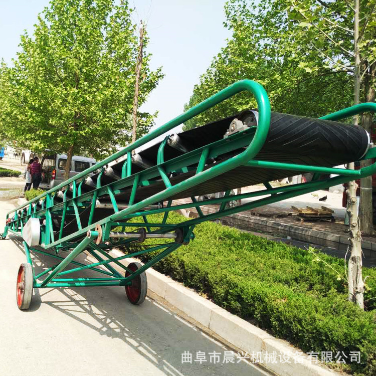 活動簡易折疊帶式輸送機(jī) 廠家直銷 移動輕便升降裝車碼垛輸送機(jī)