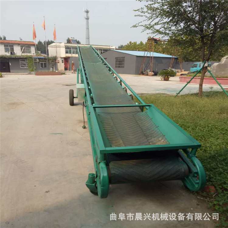 活動簡易折疊帶式輸送機(jī) 廠家直銷 移動輕便升降裝車碼垛輸送機(jī)
