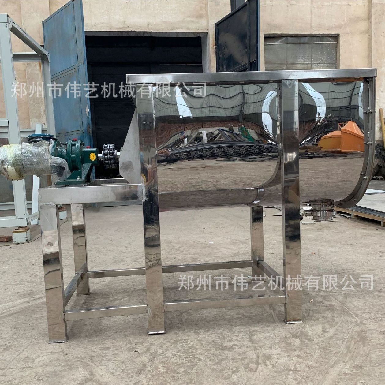 鄭州偉藝機(jī)械 食品添加劑 化學(xué)原料混合機(jī) 粉料不銹鋼飼料攪拌機(jī)