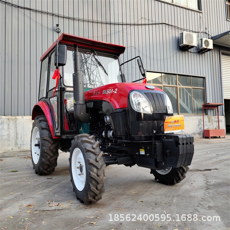 農(nóng)用四驅(qū)馬力四輪拖拉機 田園農(nóng)用耙地機 東方紅動力拖拉機