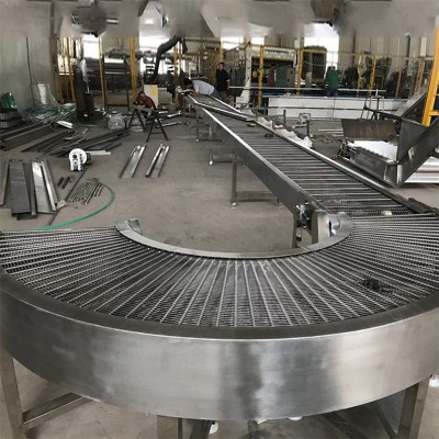 廠家直供網(wǎng)帶式轉(zhuǎn)彎機90度180°轉(zhuǎn)彎輸送流水線轉(zhuǎn)彎輸送機