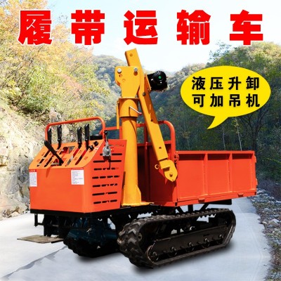 履帶運(yùn)輸車爬山虎小型全地形履帶式爬坡王果園山地搬運(yùn)自卸農(nóng)用車