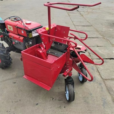 柴油188型玉米收獲機 192型棒子收割機 單行單顆收苞米機器