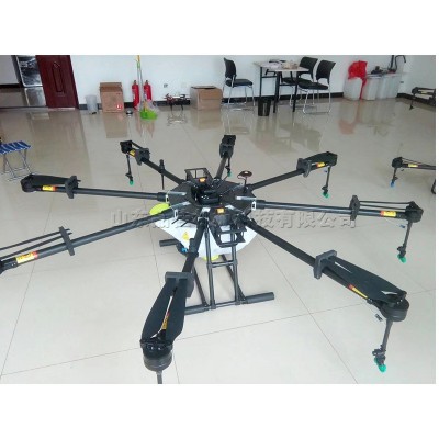 遙控導航農田噴藥播種機 藥劑肥料播撒無人機 飛行平臺式打藥飛機