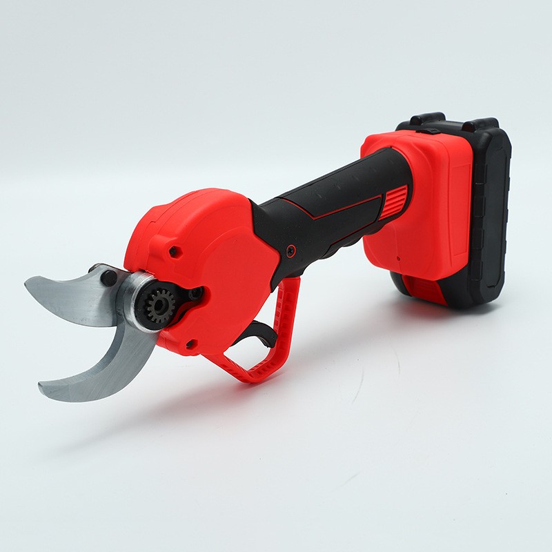 一件代發跨境電動修枝剪新款無線果樹修枝剪樹枝園林高枝剪電剪刀