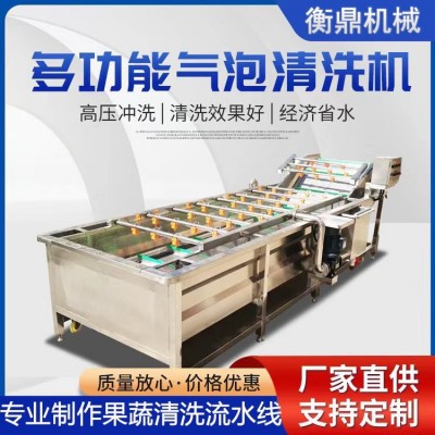 葡萄千禧果氣泡清洗機 柿子李子櫻桃全自動清洗設備 果蔬 清洗機
