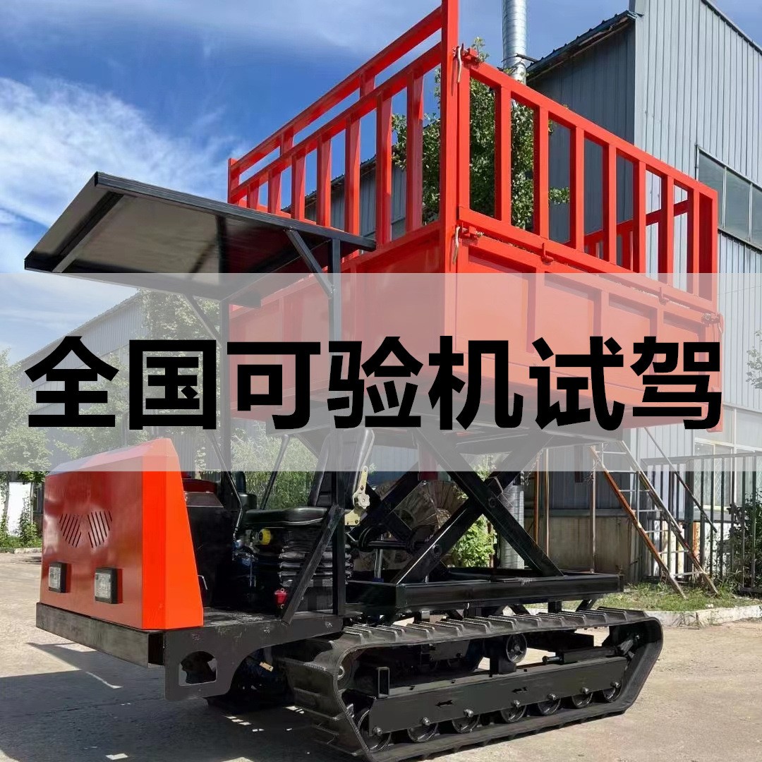 爬山虎履帶運(yùn)輸車農(nóng)用山地工程全地形自卸式爬坡王小型柴油搬運(yùn)車