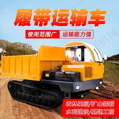 5噸水氣兩用液壓自卸車 隧道基地工程運輸車 履帶運輸車