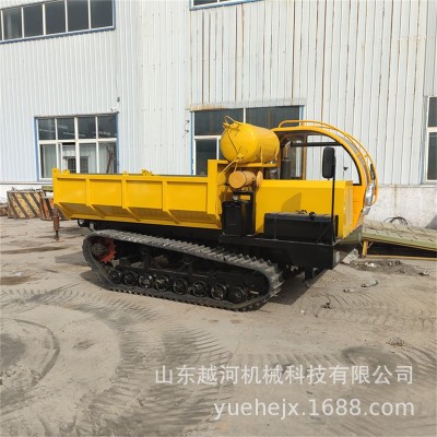 越河YH-LYQ8G型 工程橡膠履帶 履帶運輸車果園 履帶自卸爬山虎